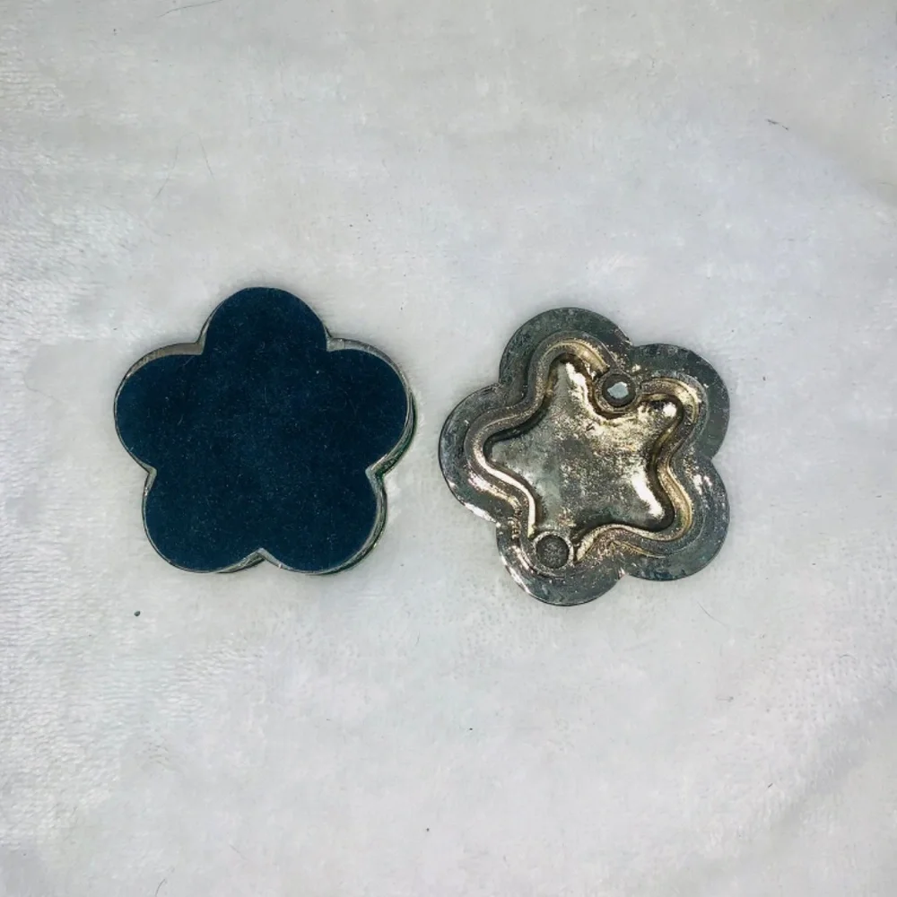 Emerald Green Enamel Trinket Box - Picture 4 of 5